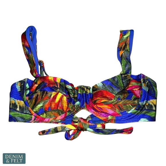 Farm Rio Banana Mix Bikini Set S Top M Bottom Tropical Print Colorful NEW/NWT - Picture 9 of 16